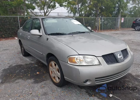 2006 Nissan Sentra 1.8S из США, поврежденный, VIN 3N1CB51D66L480789